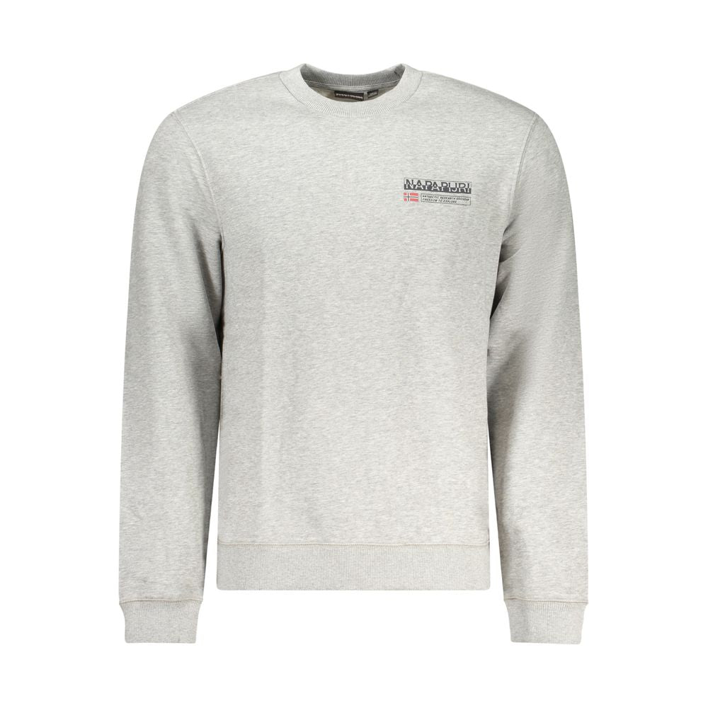 Napapijri Gray Cotton Men Sweater